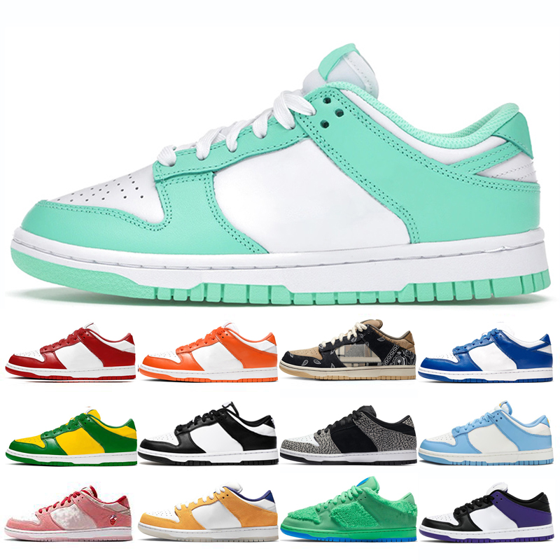 

Dunk Running Shoes Low Kentucky Green Glow Lobster Purple De La Soul Mens Women Black White Dunks Trainers Skate Sneakers Sports 36-45