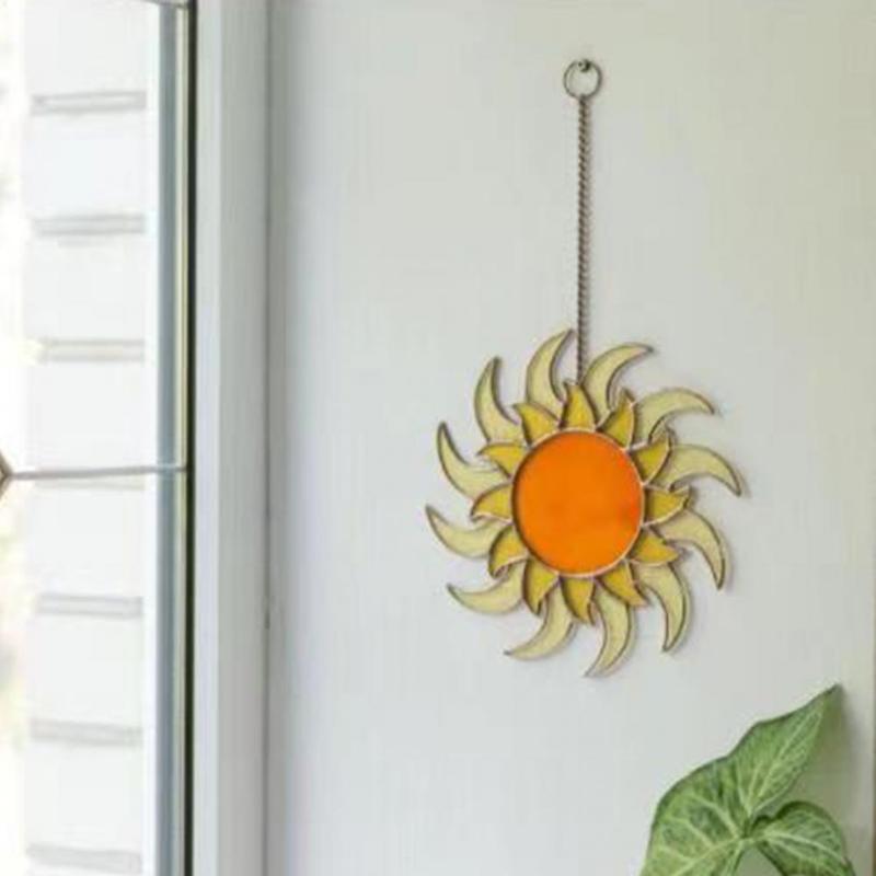 

Acrylic Sunflower Hanging Pendent Home Window Wall Furnishing Decoration Gift Decor Decorative Objects & Figurines