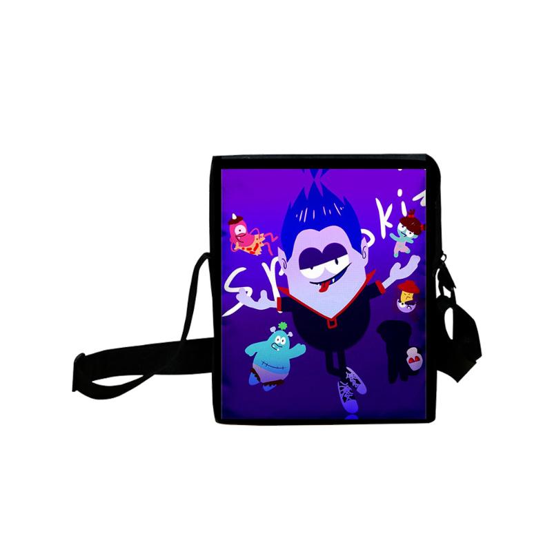 

School Bags Spookiz Messenger Bag Men And Women Casual Street Trend 3D Printing Oxford Zipper