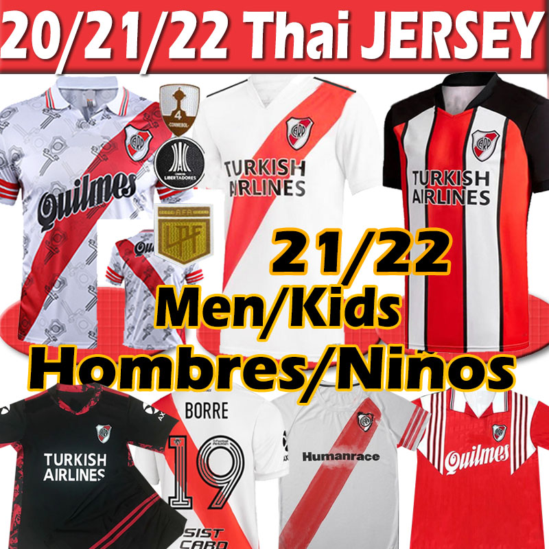 

21/22 River plate soccer jerseys 2021 2022 DE LA CRUZ QUINTERO ÁLVAREZPRATTO FERNÁNDEZ Retro camisetas 1996 Men Kids football shirts, 20 21 home kids