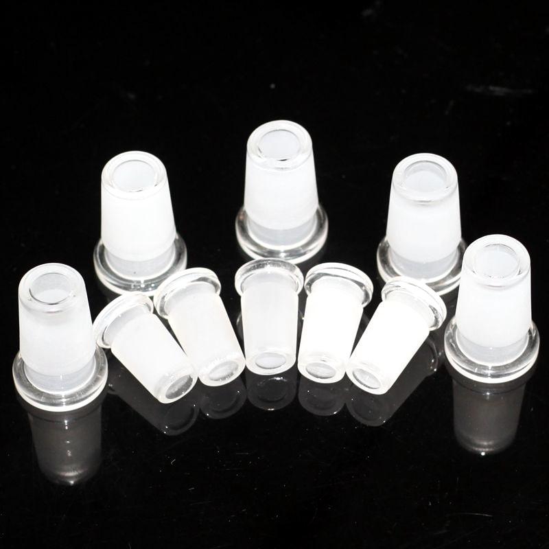 

Glass drop down adapter Reducer 10mm14mm18mm Male female Extender Connector Clear bong Hookahs fittings water pipe