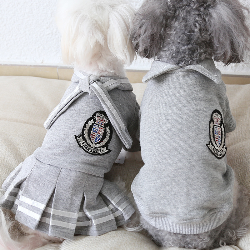 

Petstyle Fall / Winter Fafa College Couple Pet Cloth Dog, Men's