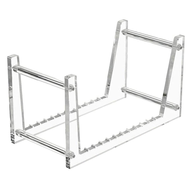 

Cear Viny Record Stand Hoder for Desktop Abum Storage Acryic Viny Record Shef Dispay 50 Ps