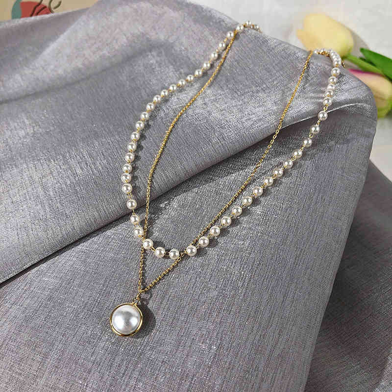 

Collier de perles pour femmes, Silver