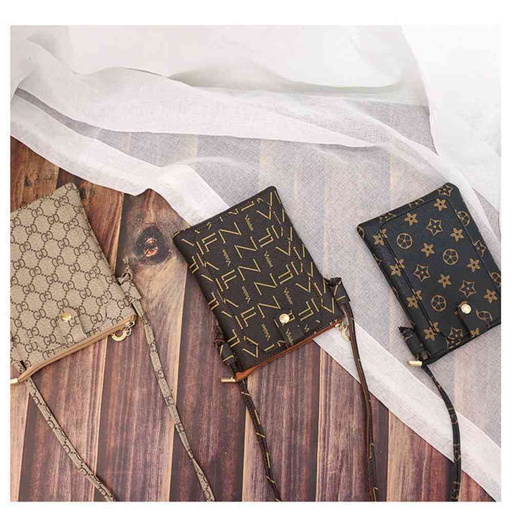 

Summer Kids Girls Mini Bag Letters Printed Cute Fashion Mobile Phone Wallet One Shoulder Messenger Bags Outdoor Travel Portable Coin Case Purse G682I3W, #1