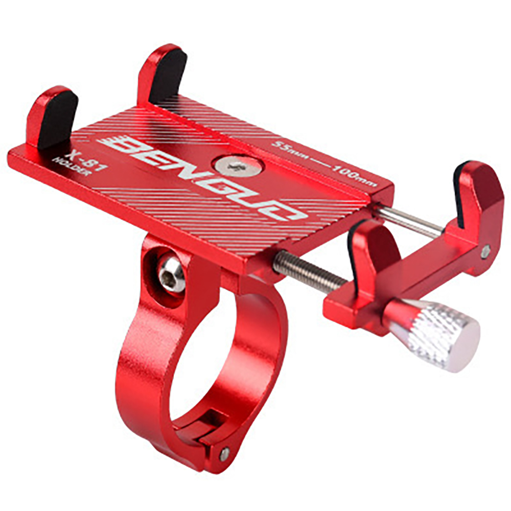

Bicycle Scooter Aluminum Alloy Mobile Phone Holder Mountain Bike Bracket Cell Phone Stand Cycling Accessories newa46, Silver