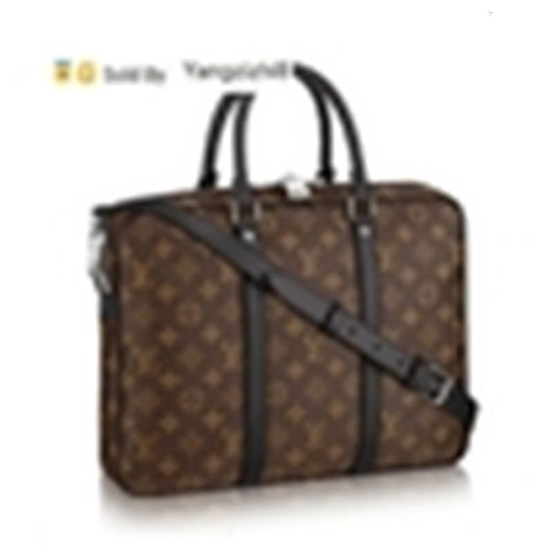 

yangzizhi8 messenger pm m52005 men voyage bags shoulder belt bag totes portfolio briefcases duffle luggage, Black;red