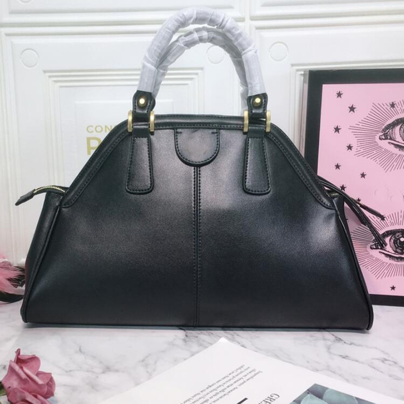 

Large Size Shopper Tote Bag Fashion Letter Handbag Genuine Leather Shoulder Bags High Quality Soft Structure Simple Style Dumpling Shape Handbags, Red