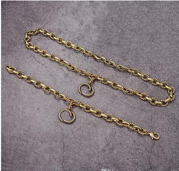 

European and American luxury jewelry flower letter COPPER NECKLACE GIFT