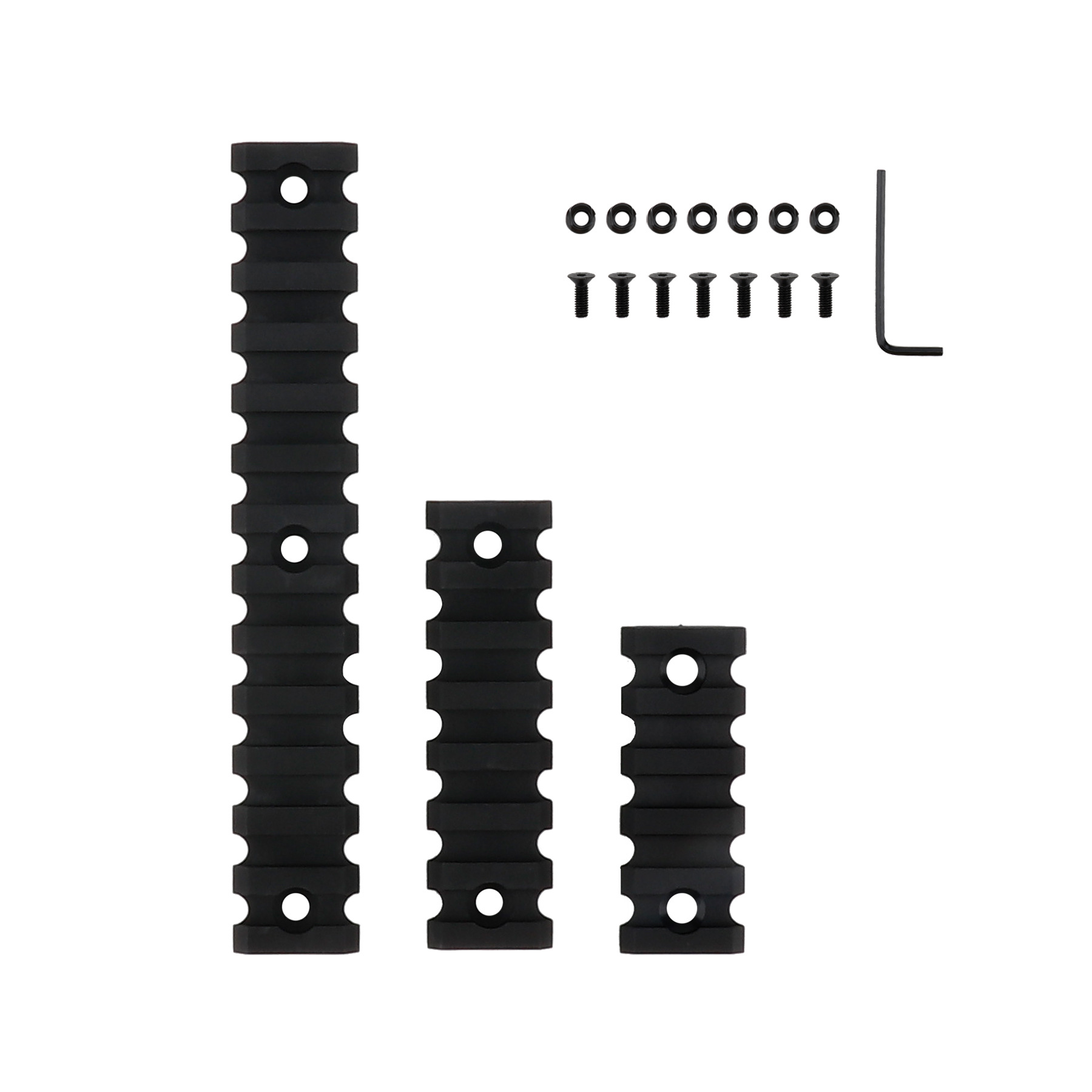 

Tactical 5/7/13 Slots 21mm Picatinny Rail Set for Keymod Handguard AR15 Rifle Scope Mount Base Rail Hunting Gun Accessory