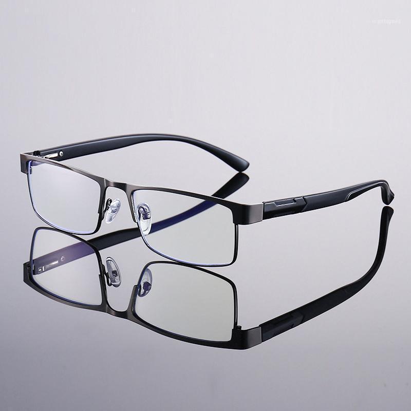 

Sunglasses Computer Reading Glasses Blue Light Blocking Anti Eyestrain Metal Full Rim Readers For Women Men +100 +150 +200 +300 +400 Streng1