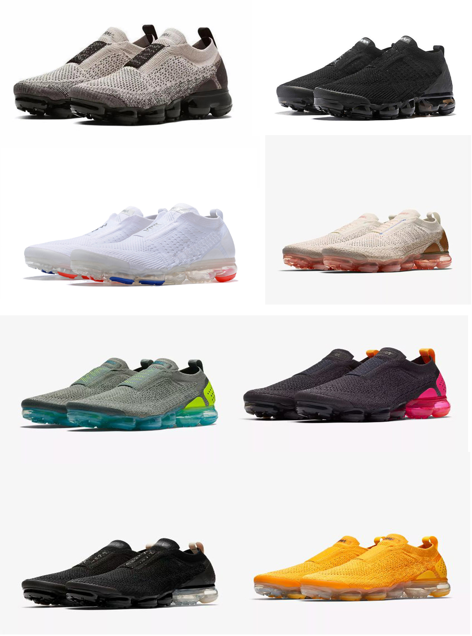 

2021 MOC 2 Lightweight and breathable without shoelaces Men Women running shoes mesh Trainer sport outdoor walking outdoor Sneaker 36-45, 11