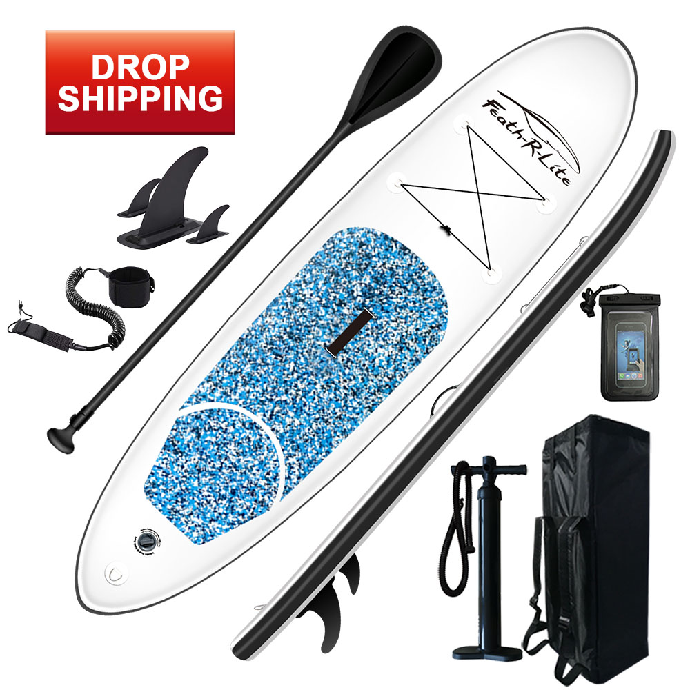 

FUNWATER CA Warehouse Drop Ship Delivery Within 7 Days surfboard 305*76*15cm surf board pvc inflatable paddle wholesale stand up paddleboard sup isup