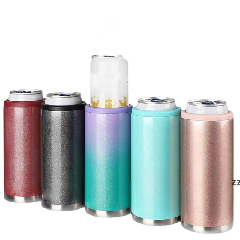 

Can Cooler Cup For 12 oz Slim Beer Hard Seltzer Drinkware Double-walled 304 Stainless Steel Vacuum Insulated cup HWD8775