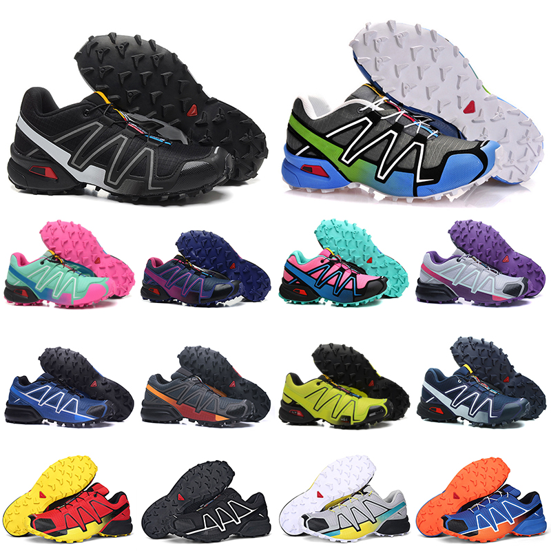 

High Quality Speed Cross 3 CS Trail Running Shoes Mens Speedcross 4 Sneakers Women Trainers Hiking Zapatos 36-46, Item #30