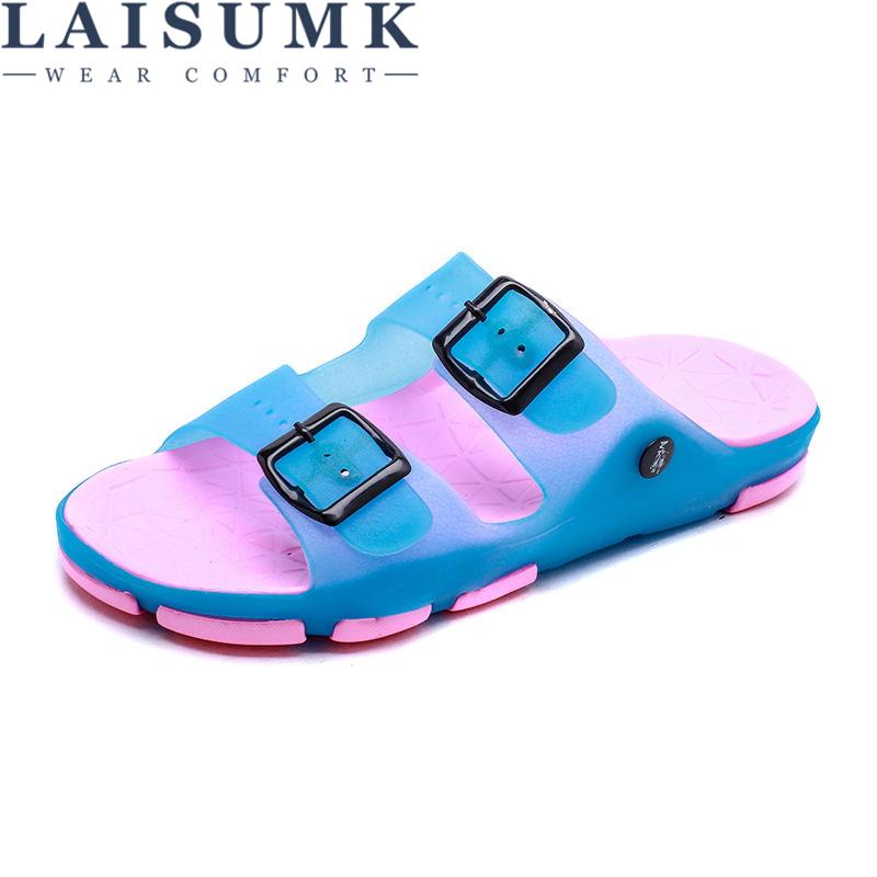 

Summer Slippers Women Breathable Beach Shoes Casual Slip-on Flats Printing Flower Slides Fashion Comfortable Female, Black