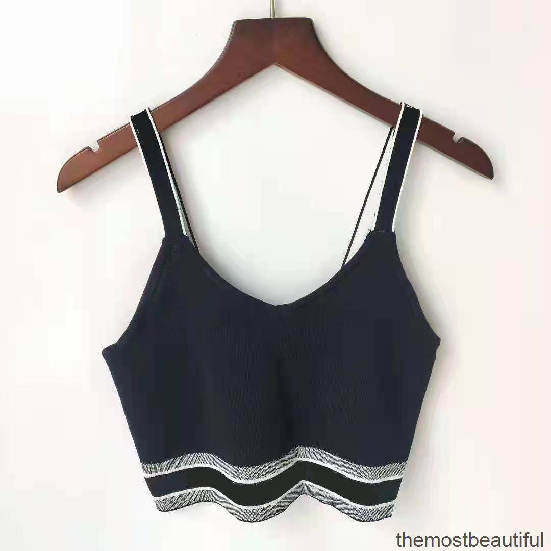 

Women' Tanks & Camis Womens Tees Vest TopUnderwears Sweater Knits Letter For Lady Slim Sling Sleeveless Tank Vests Ice Silk Shirts Tops S4U8, 2# packaging bag