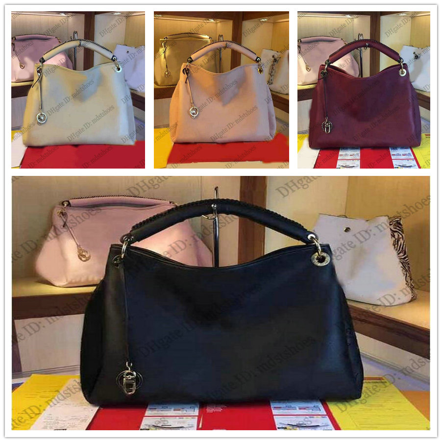 

Artsy MM Tote Handle Bag Monograms Leather Empreinte Pattern Womens Designer Luxurys Handbag Shoulder Bags Big Capacity with gold-tone brass hardware