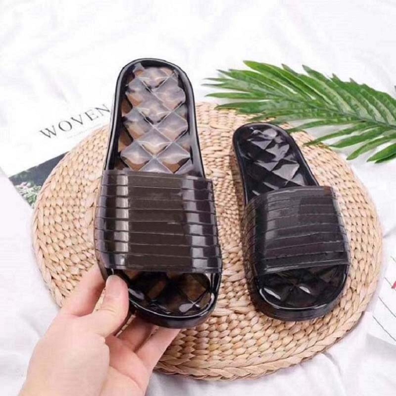 

Classics Fashion Man Woman shoes High Quality slipper Leather Flat Sandals Fashion Slides Slide Ladies Beach transparent Women Slippers without box by 1978 003, #9