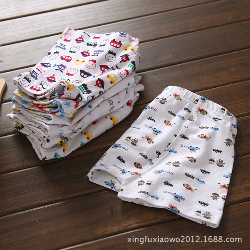 

Boys cartoon Lycra cotton children's underwear elastic boys flat pants, Camo