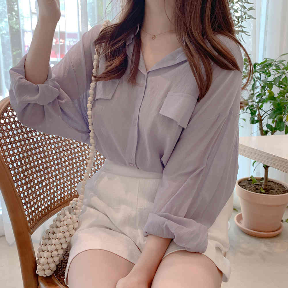 white Shirt Spring Casual female Tops Long sleeve Linen Cotton Girls Blouse Autumn Plus Size purple Women Blouses femme 210417Z