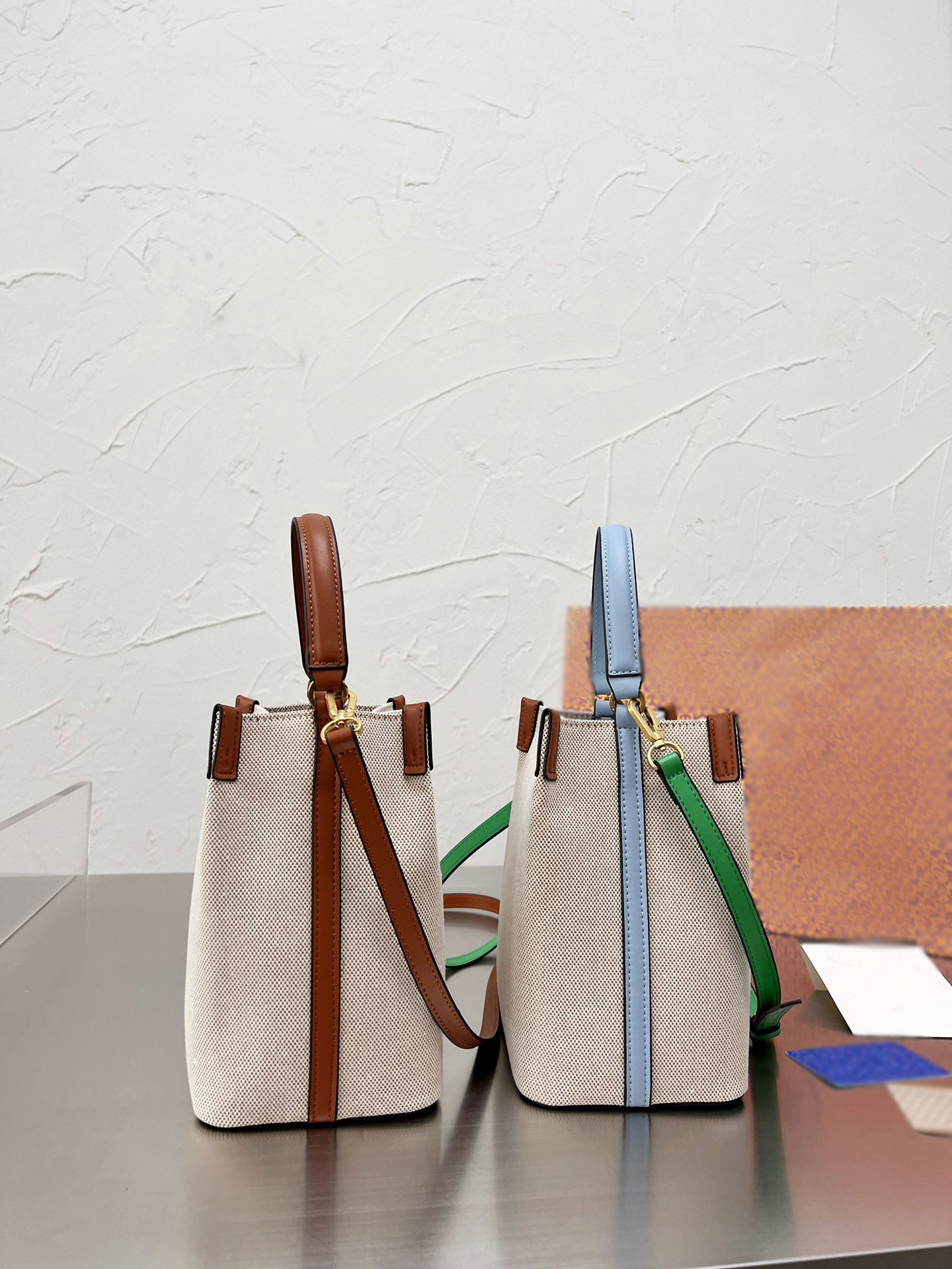 

Torys bucket bag Handbags Designer New Tote Bag Ella Portable One Shoulder Shopping Bags Women's Canvas bucket bags