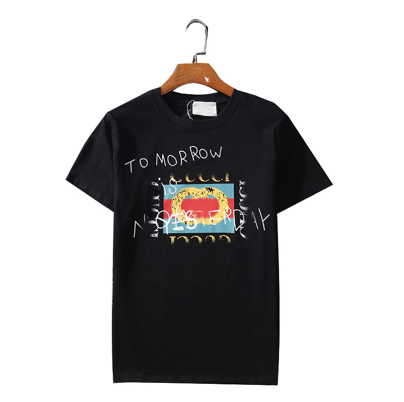 

555 Letter print T shirt Men Women Black white Summer Fashion Casual Street T-shirt Hip-Hop short sleeve luxurys designer Clothing Male Top Quality 100% Cotton Tees, 16
