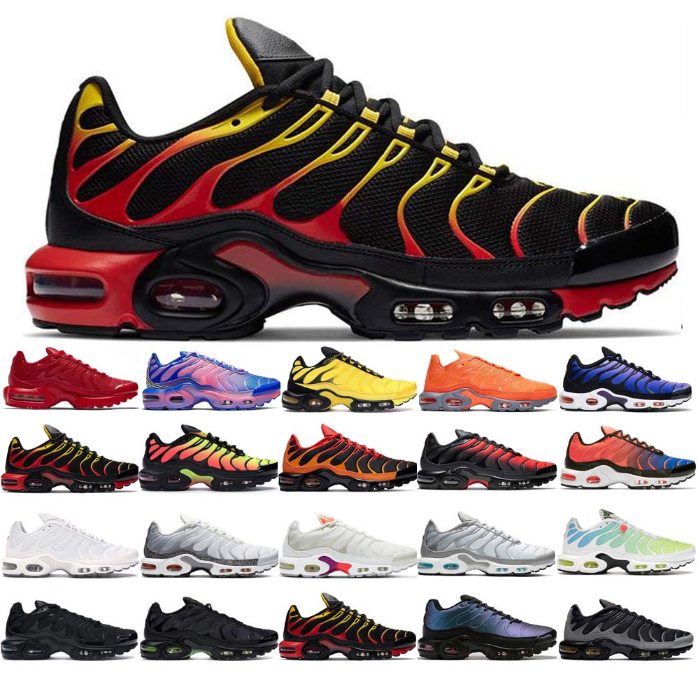 

Discount men sneakers Classic Tn Women Running Shoes Black Red White Sports Trainer Woman Surface Breathable Casual Shoe, 42