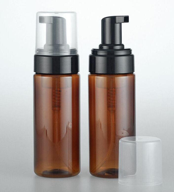 

150ml Empty Amber Plastic Foaming Bottle Soap Dispenser Container 3OZ Foam-soap-Dispense Foam lotion Pump bottle