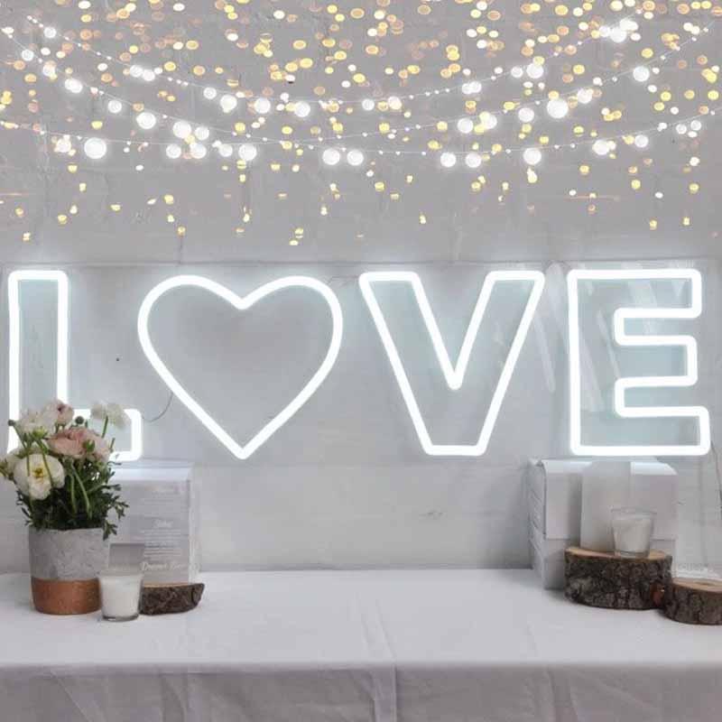 

Other Event & Party Supplies LOVE Led Custom Neon Sign Light Wedding Flower Decor 12V Marriage Decoration