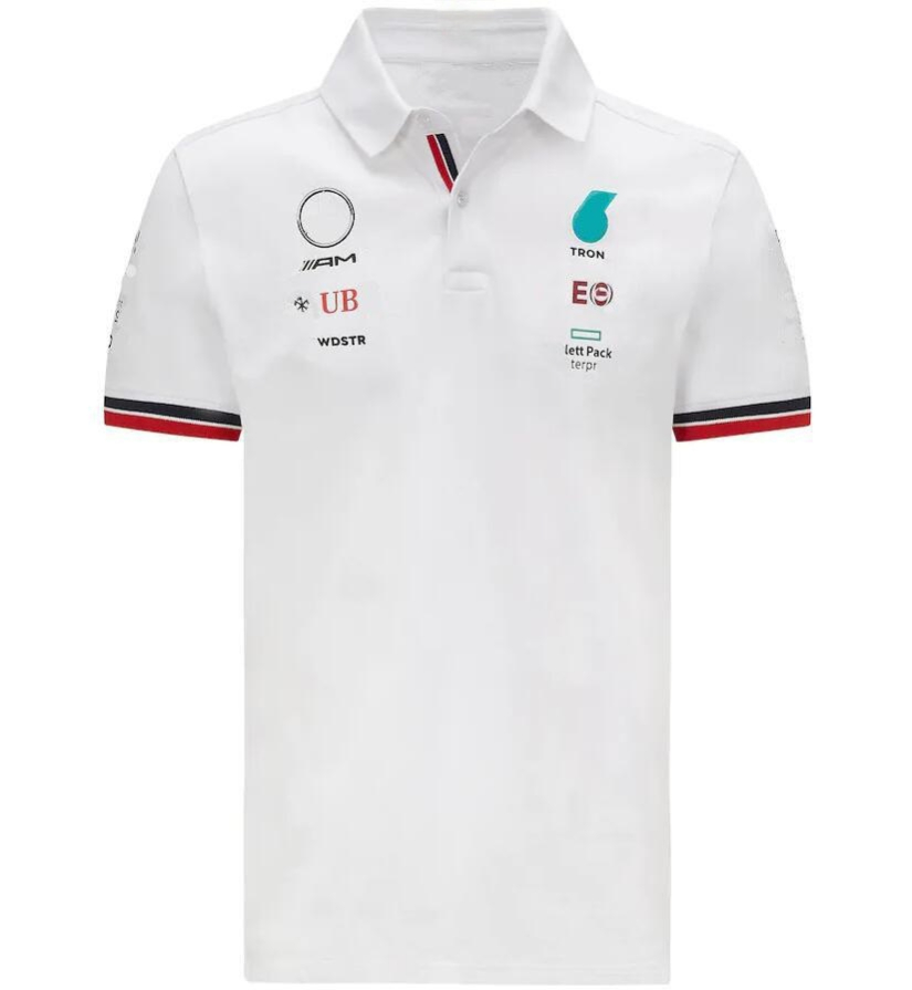 

Customizable F1 Formula One Racing Suit T-shirt Summer Car Fan Casual Lapel POLO Short Sleeve