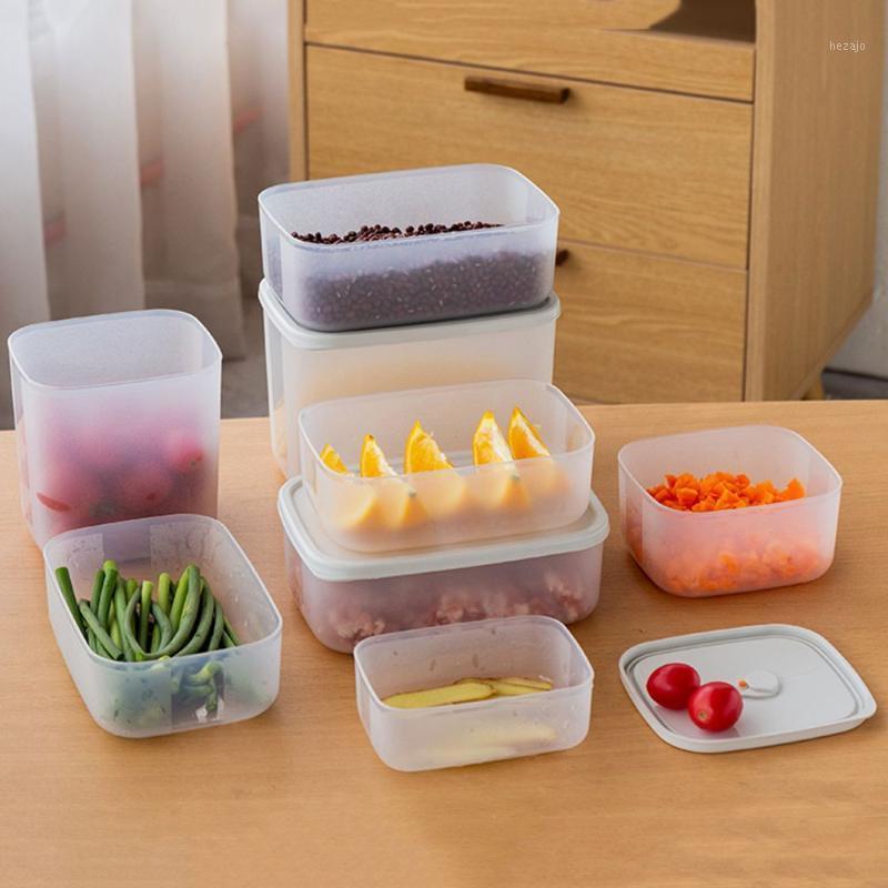 

Storage Bottles & Jars Children Leakproof With Tray Refrigerator Snack Organizer Food Container Box