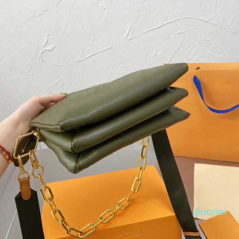 

2022 Designer Bags Luxurys Crossbody Chain Shoulder Bag Couss Handbags Fashion Forward Women Message Bags Top Quality Purse Wallet R252, Beige-21cm