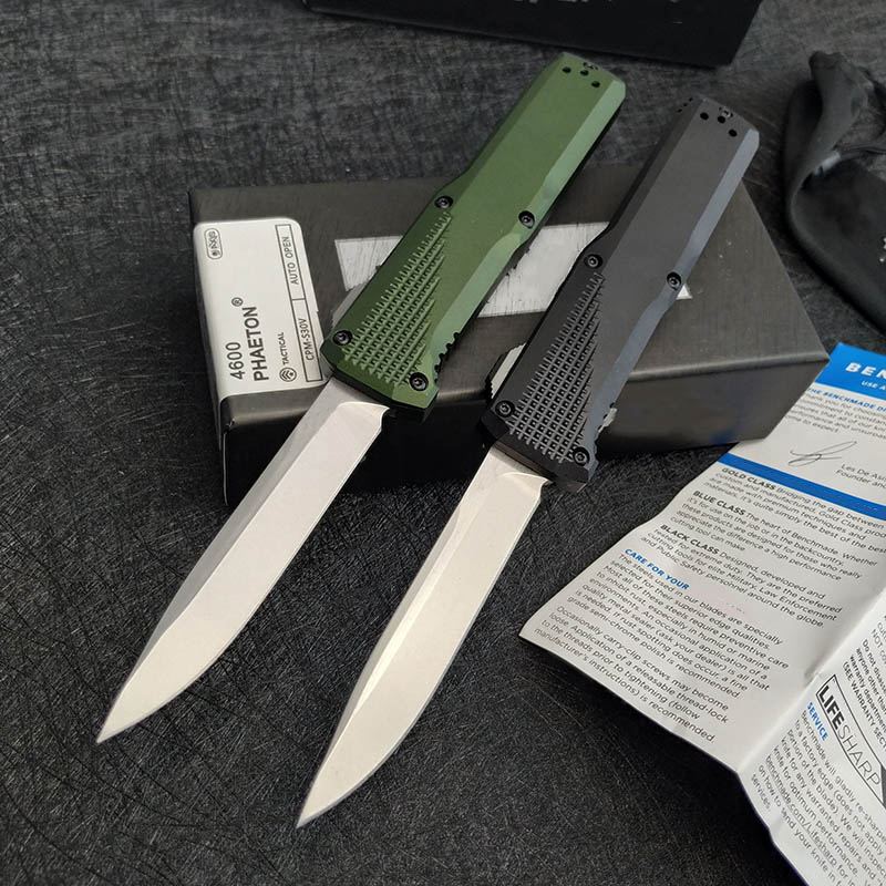 

Bench 4600 BM 4600 double action tactical automatic knife outdoor hunting camping self defense survival knife BM 3400 3310 485 940 knife