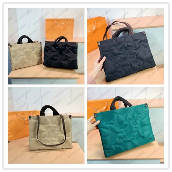 

M59005 Onthego Space Cotton Bag Architettura tote Roomy Graffiti Italian artist Piero Colorful Cameos Greco-Roman Motifs Womens Luxurys Shoulder Bags 35 41CM