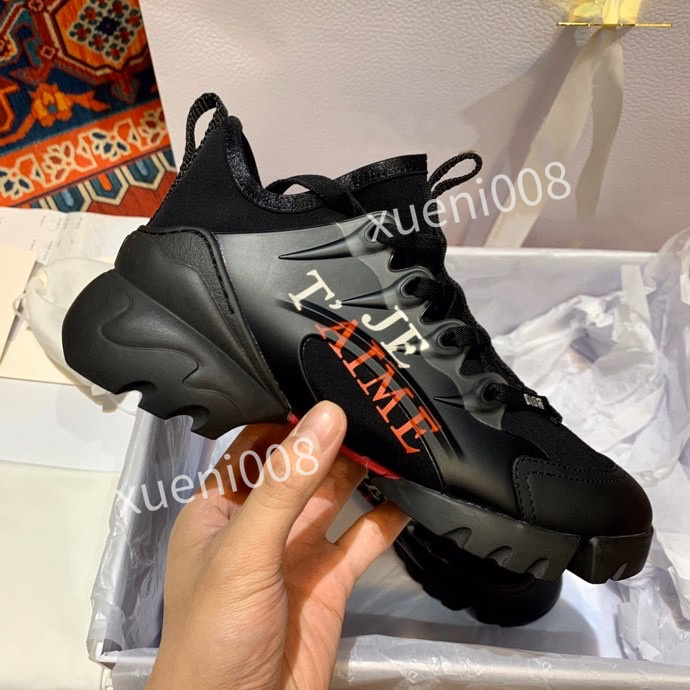 

Designer Casual Shoes Lace-up Platform Real 35-41 Leather Flat Trainers Men Women Sneakers Newest Colors Camouflage Sneaker And Studded xxl210402, Choose the color