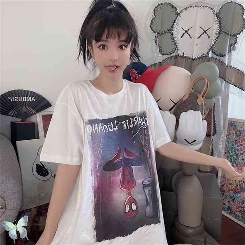 

Charlie Luciano T-shirt Men Women Cartoon Comics CL T Shirt Loose Design 210420, C703hei