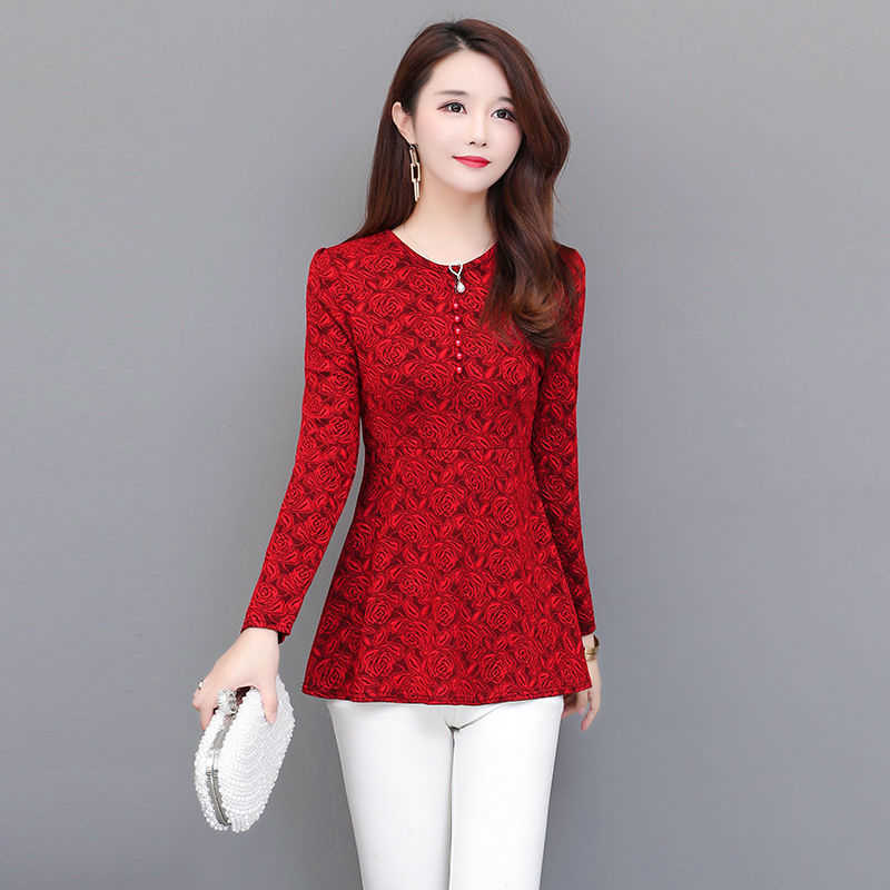 

Autumn Fashion Women Shirts Full Sleeve Lace Day Lapp Brim Accept Waist Lotus Leaf Blouse Shirt Purple Green DF2251 210609, Black