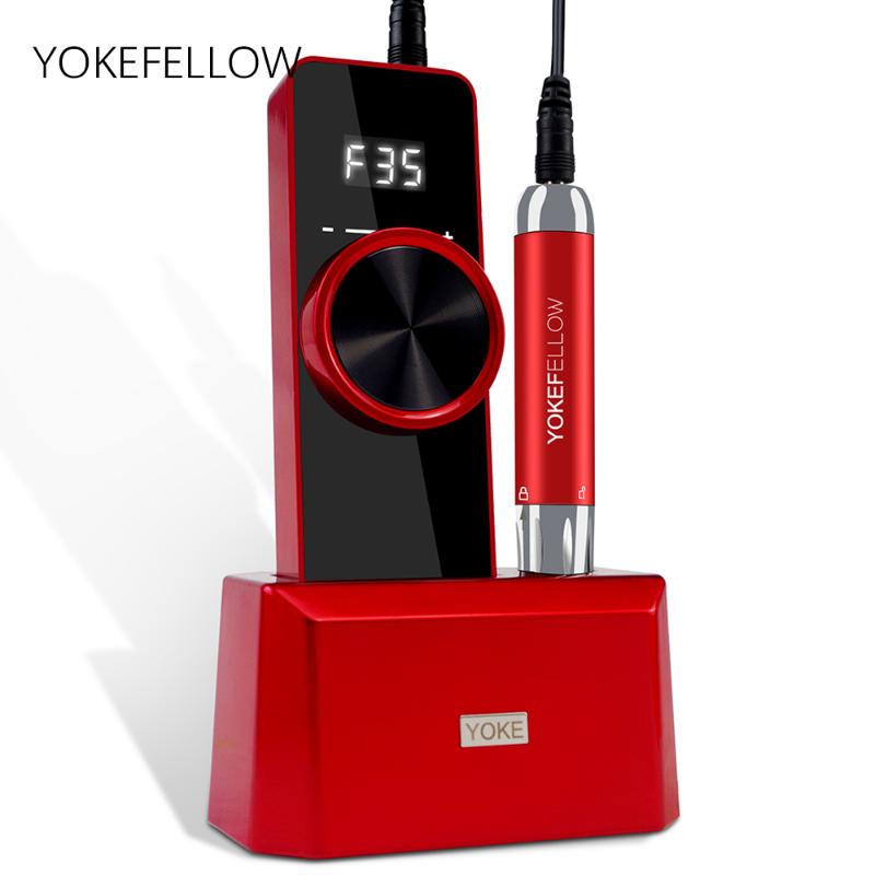 

Nail Drill & Accessories 35000RPM Machine Brushless Drive Electric Manicure Rechargeable Cordless Efile For Acrylic Gel Nails Home Salon