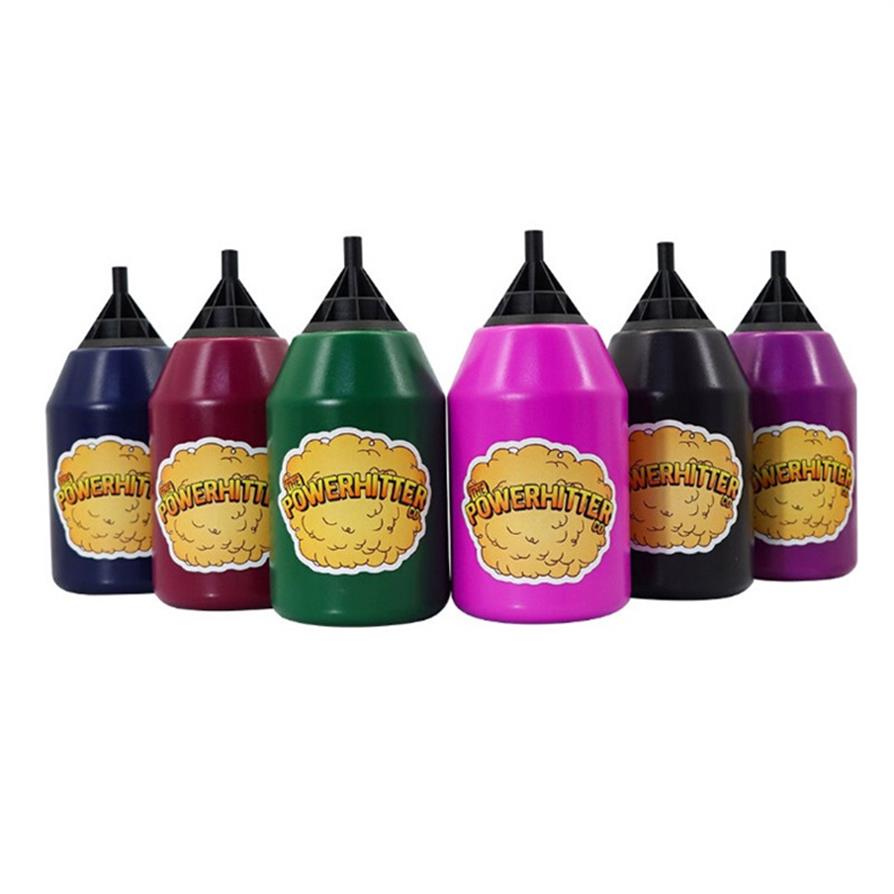 

POWERHITTER Vape Bottles Smoking Accessories 180mm Height Bong Pipe Parts Acrylic Push Can Power Hitter Touchless Vapor Devicea59