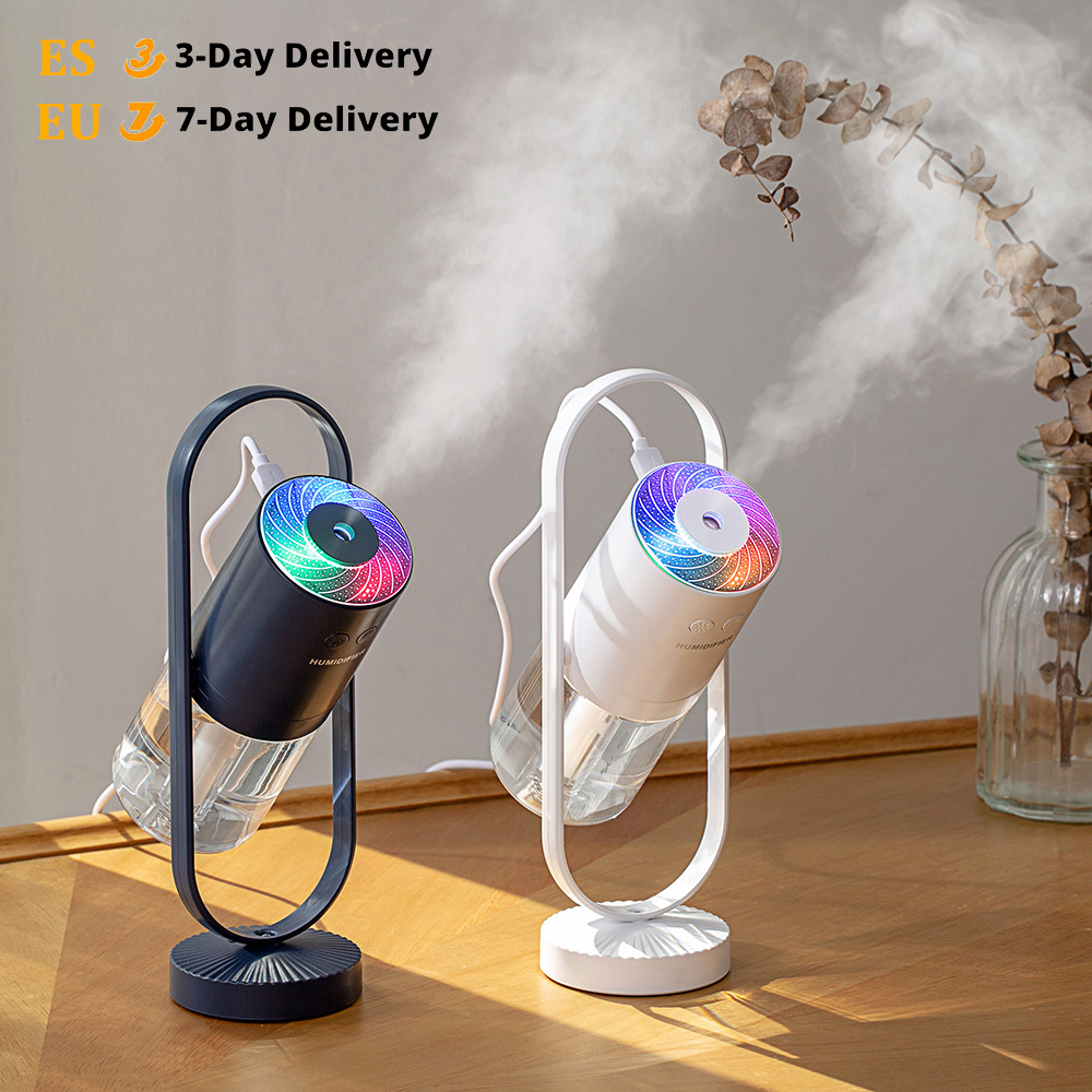 

DIOZO USB Air Humidifier with LED Colorful Lights Ultrasonic Aroma Diffuser Household Mist Maker Mini Office Air Purifier