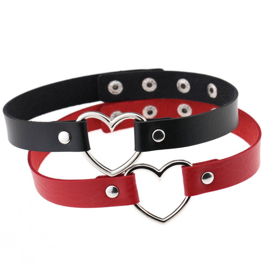 

Other Fashion Accessories upgrade 4 size adjustmen Punk Gothic Belt Choker Necklace PU Leather on Neck Buckle Necklaces Jewelry For Women