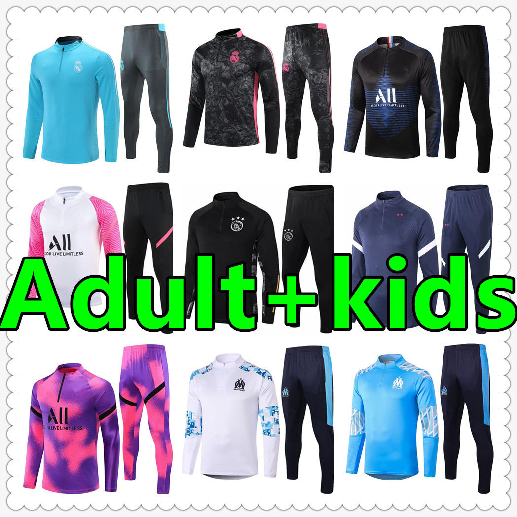 

Real Madrid Jerseys olympique de Marseille OM MBAPPE HAZARD GRIEZMANN Football tracksuit Soccer Jersey retro player version