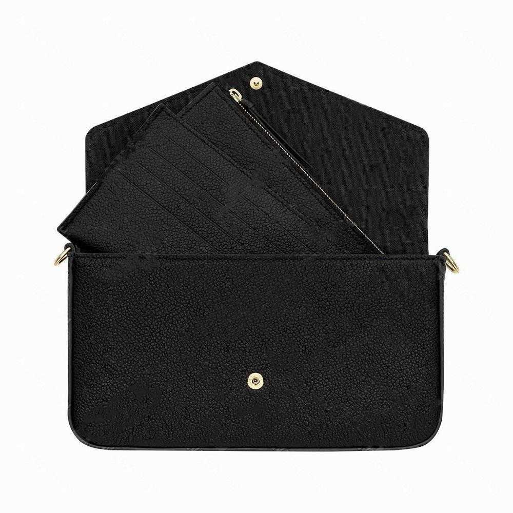 

Designers Original High Quality Luxurys Bags Purse Woman Fashion Monogrames Multi Pochette Felicie Chain Crossbody Shoulder Bag With Box, Old flower