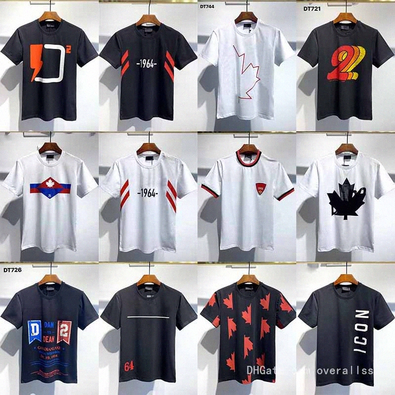 

Loose Tee Letter Printed Short Sleeve T-shirt for Men Women, Casual Top in Spring Summer Maple Leaf Pattern Designer Y2cr#, I need see other product