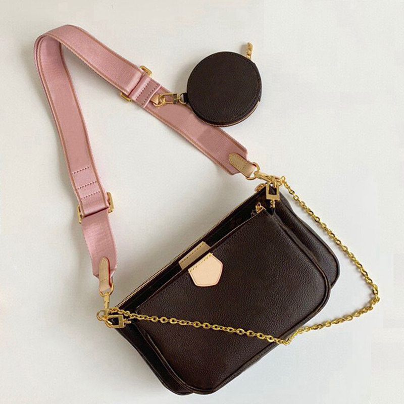 Brand designer Shoulder Bag Top quality Multi Pochette Accessoires Purses Women Fashion Luxury Favorite Mini 3pcs set Combination Handbags-image-737364600