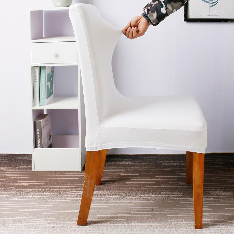 

Chair Covers 1/2/4/6/8/10 Pcs Waterproof Spandex PU Stretch Wedding High Elastic Cover Home Party Decor Seat Protector Slipcover D30