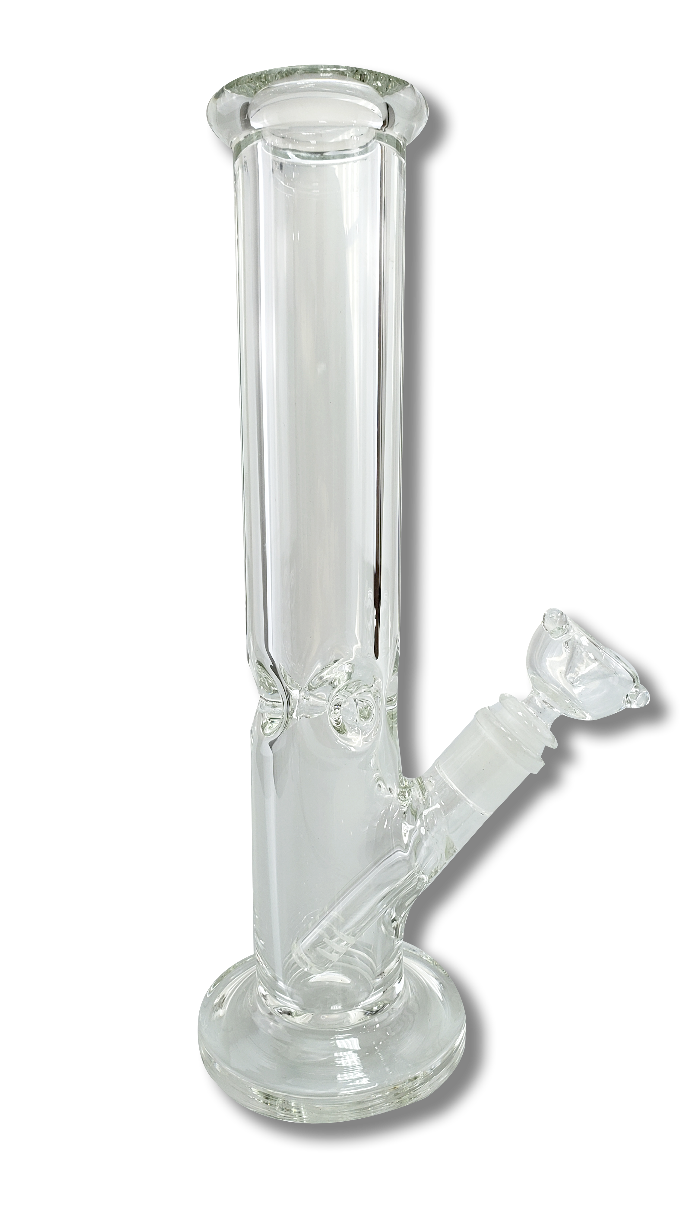 

12 Inch 5mm thickness Heavy Duty Water Pipes Straight Flat Bottom with Ice Pinch Oil Rigs WP-003