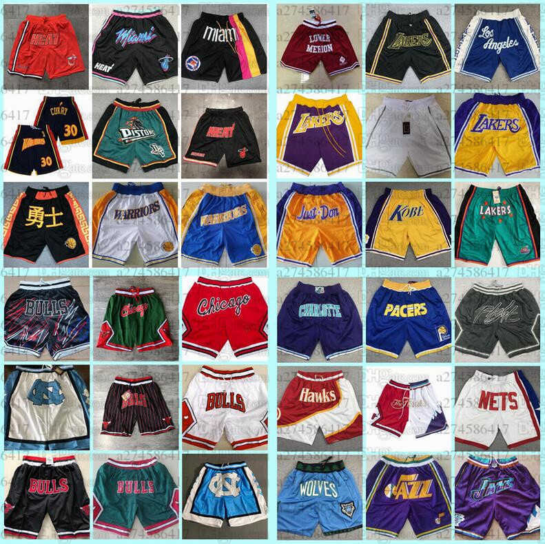 

MEN JUST DON Shorts Edition Retro Mesh Team name Stitched JUST DON Pocket Basketball Shorts Stitch City Teams Name & Year Id Tags, Picture 10