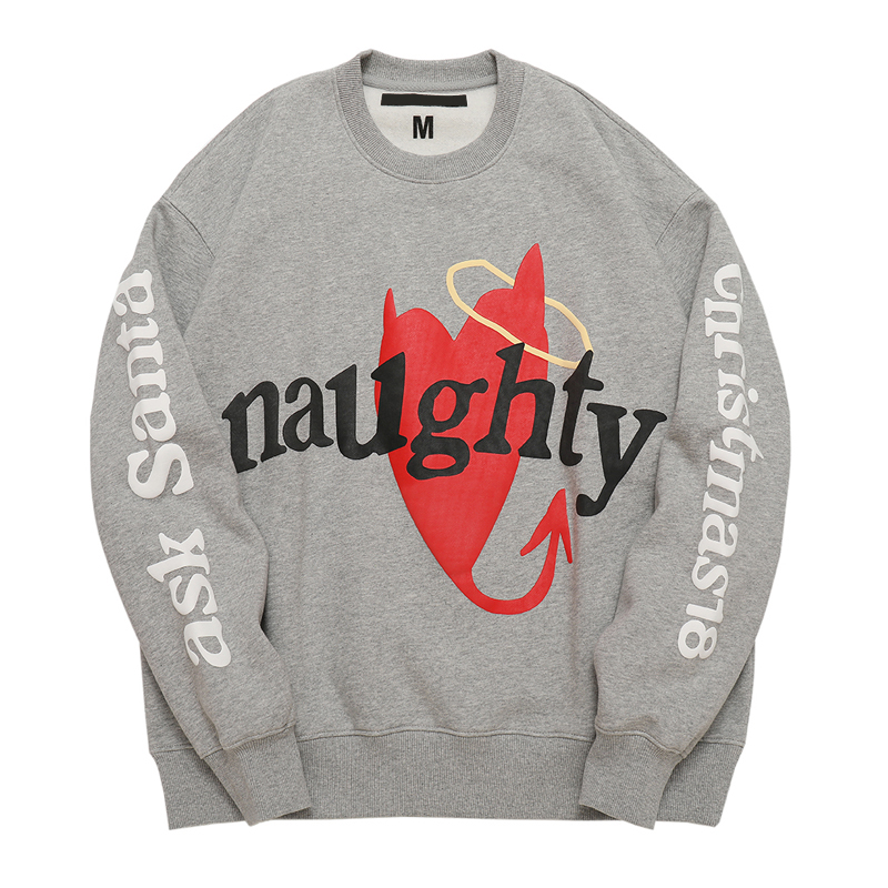 

21fw Autumn Winter USA Men Puff Print Hoodie Skateboard high street fashion oversize streetwear Sweatshirt 209 210, Light grey
